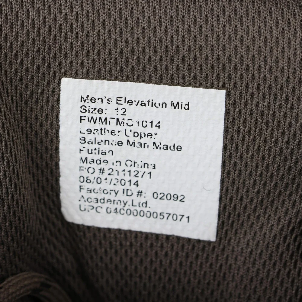 Magellan Outdoors Boots Mens Size 12 Brown Elevation Mid Hiking Outdoor Trail